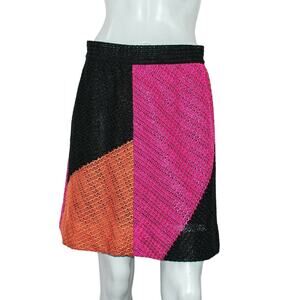 MISSONI Women's Color-Black Knit Skirt Size 44 Made in Italy